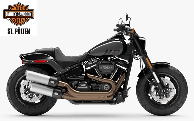 Harley-Davidson Softail Fat Bob 114 FXFBS (Vivid Black) - Bild 1