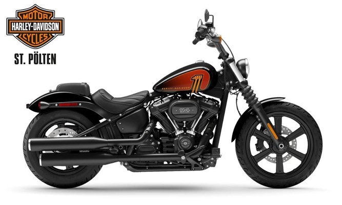 Harley-Davidson Softail Street Bob 114 FXBBS (Vivid Black) - Bild 1