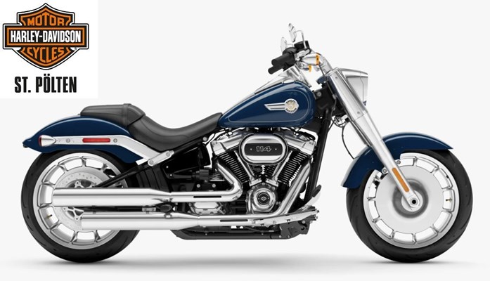 Harley-Davidson Softail Fat Boy 114 FLFBS (Bright Billiard Blue) - Bild 1
