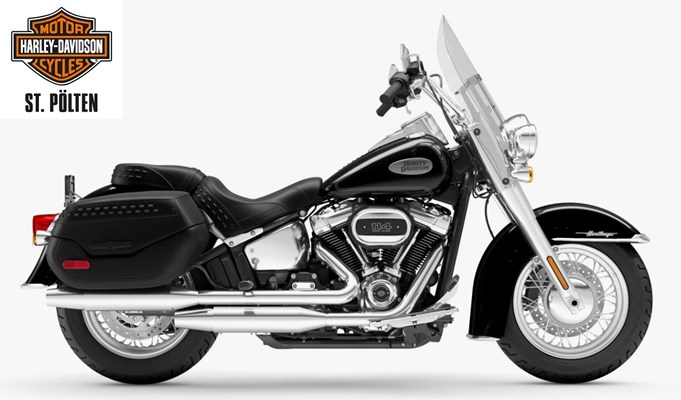 Harley-Davidson Softail Heritage Classic 114 FLHCS (Vivid Black/Chrom Finish) - Bild 1
