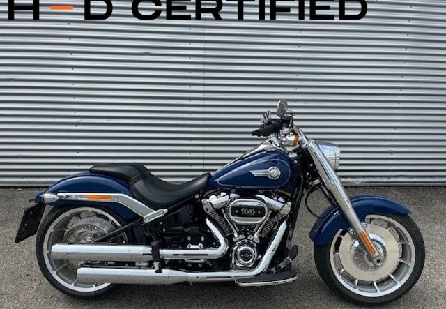 Harley-Davidson Softail Fat Boy 114 FLFBS (Bright Billiard Blue)