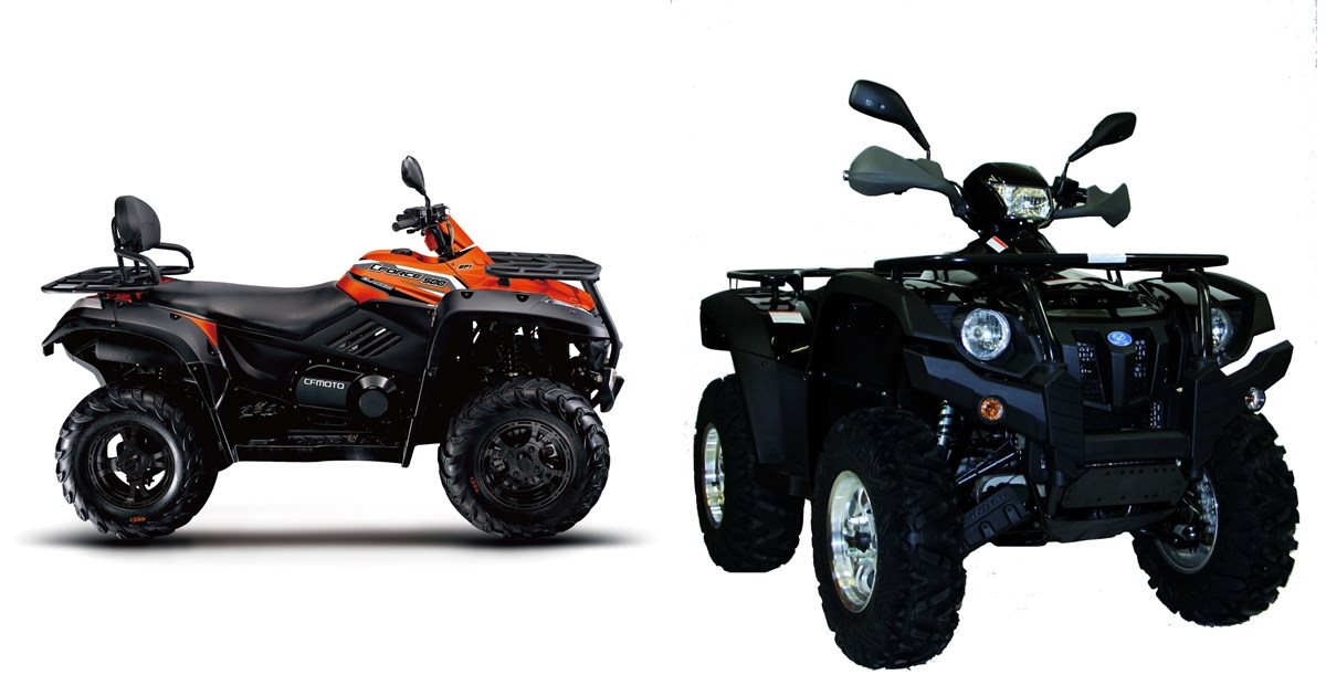 Motorrad Vergleich CFMOTO 500 2A Classic 2017 Vs Linhai 600 EFI 4x4 2013