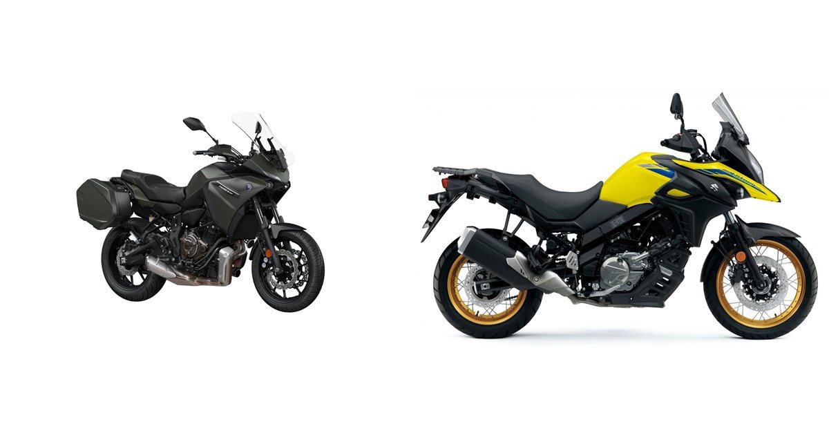 Motorrad Vergleich Yamaha Tracer 7 GT 2022 Vs Suzuki V Strom 650 XT 2021