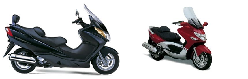 Motorrad Vergleich Suzuki Burgman Vs Kymco Xciting I