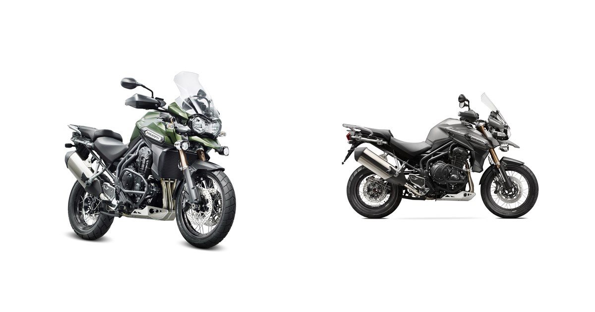 Motorrad Vergleich Triumph Tiger Explorer Xc Vs Triumph Tiger