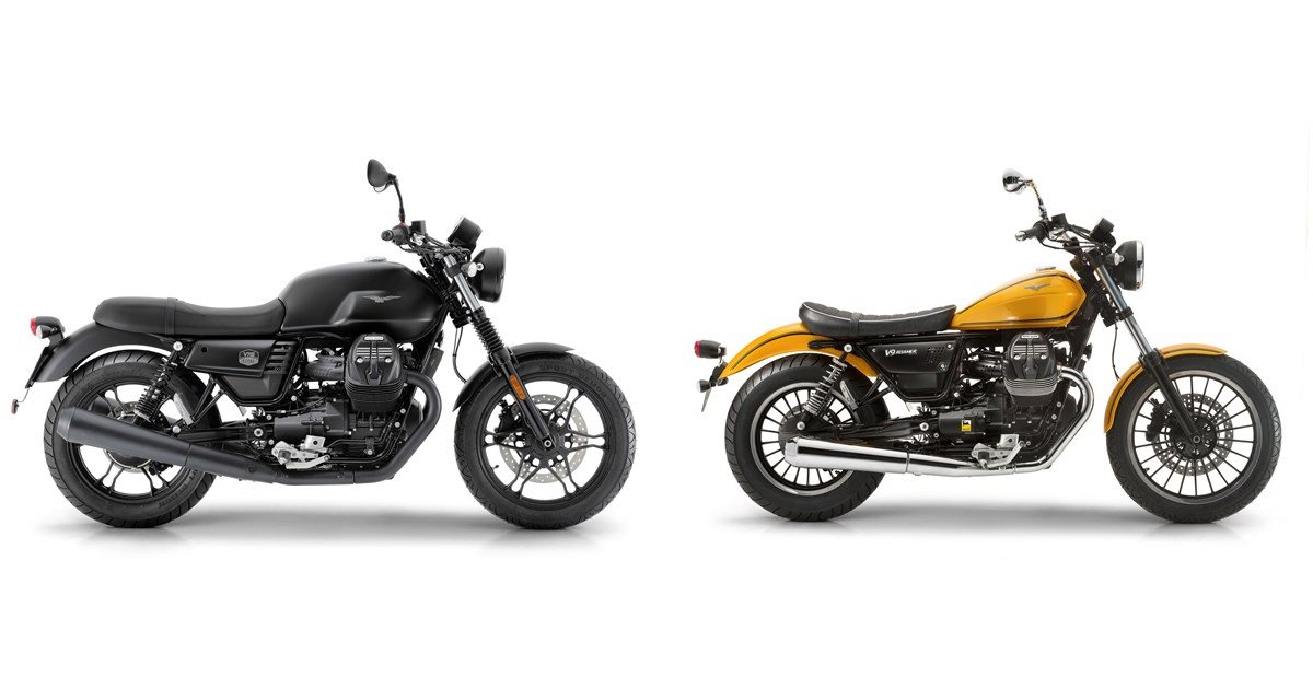 Motorrad Vergleich Moto Guzzi V7 III Stone 2020 Vs Moto Guzzi V9