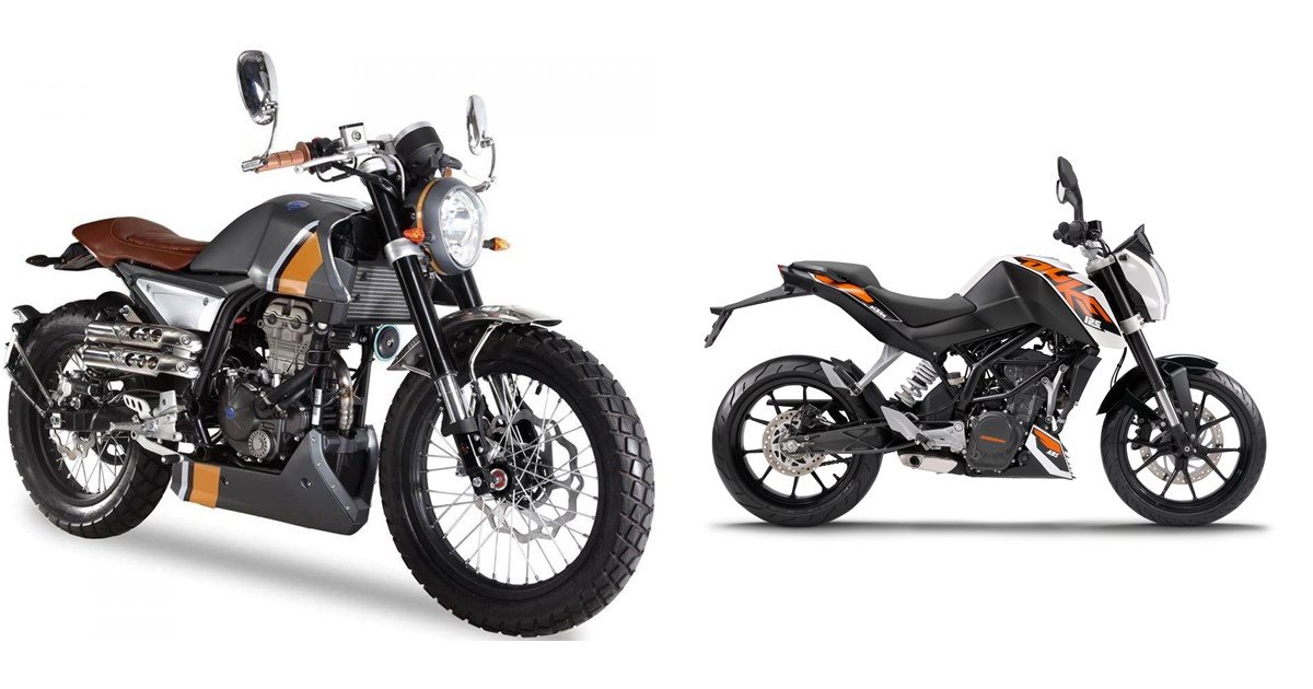 Motorrad Vergleich Fb Mondial Hps I Vs Ktm Duke