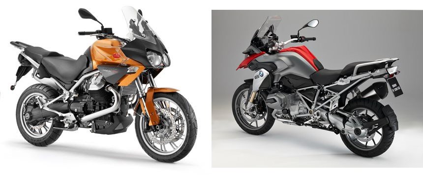 Motorrad Vergleich Moto Guzzi Stelvio V Vs Bmw R Gs