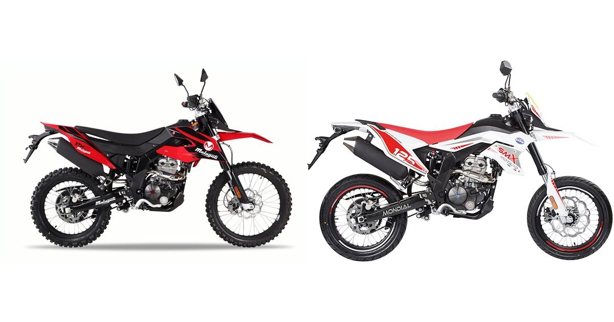 Motorrad Vergleich Malaguti Xtm Enduro Vs Fb Mondial Smx I