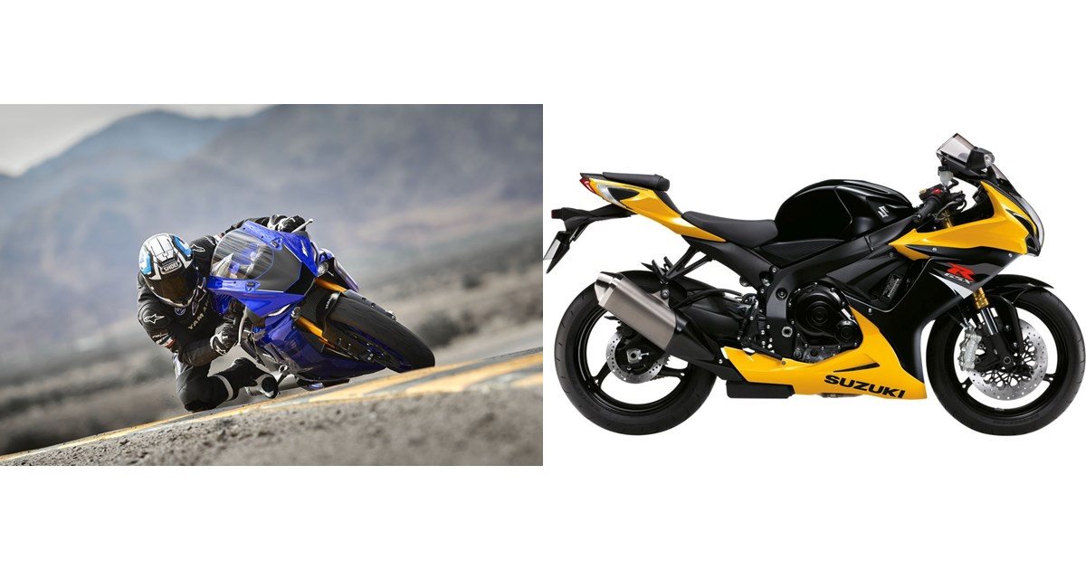 Motorrad Vergleich Yamaha Yzf R Vs Suzuki Gsx R