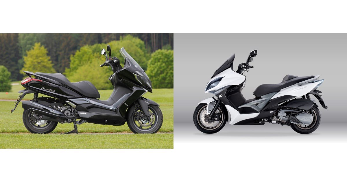 Motorrad Vergleich Kymco Downtown I Vs Kymco Xciting I Abs