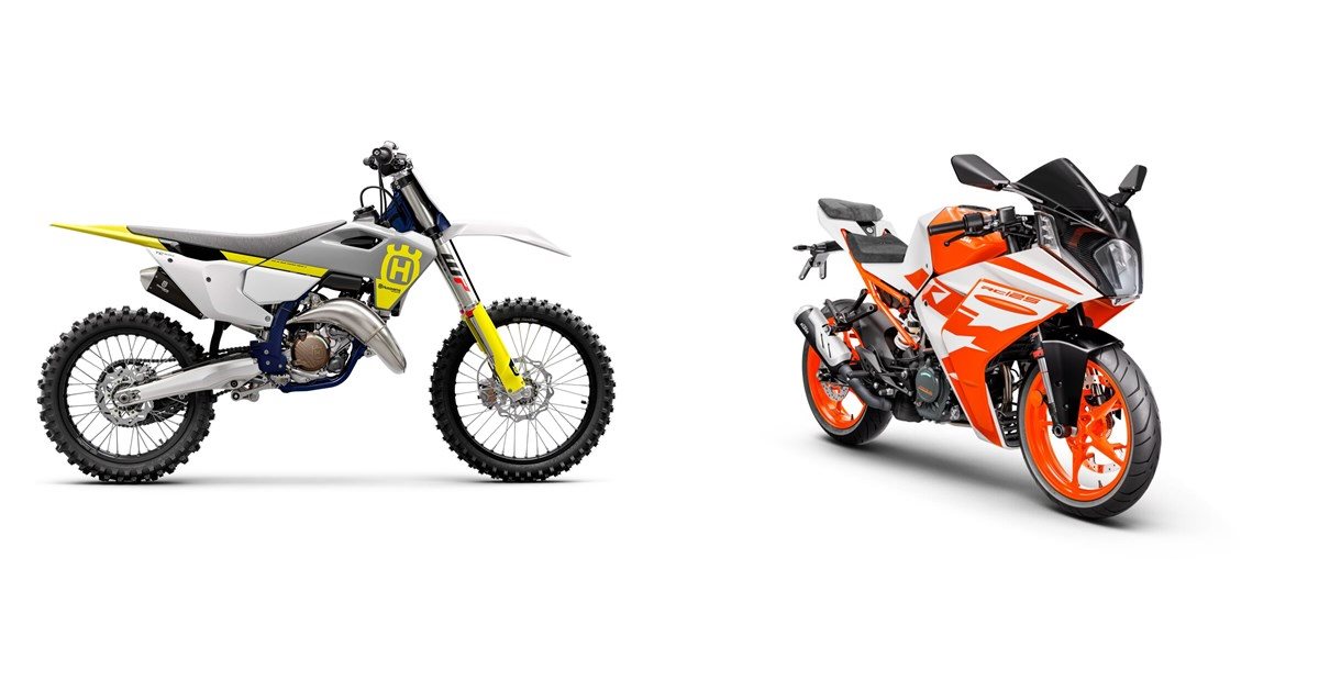 Motorrad Vergleich Husqvarna Tc Vs Ktm Rc