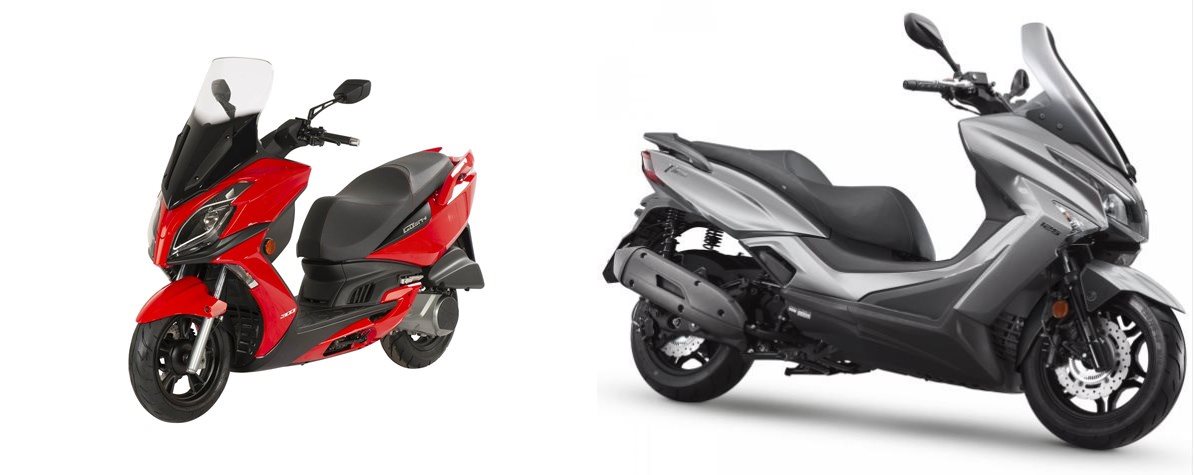 Motorrad Vergleich Kymco Grand Dink 300i 2019 Vs Kymco X Town 125i ABS