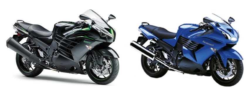 Motorrad Vergleich Kawasaki Zzr Vs Kawasaki Zzr