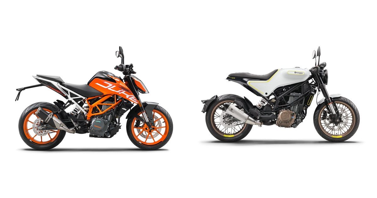 Motorrad Vergleich Ktm Duke Vs Husqvarna Vitpilen