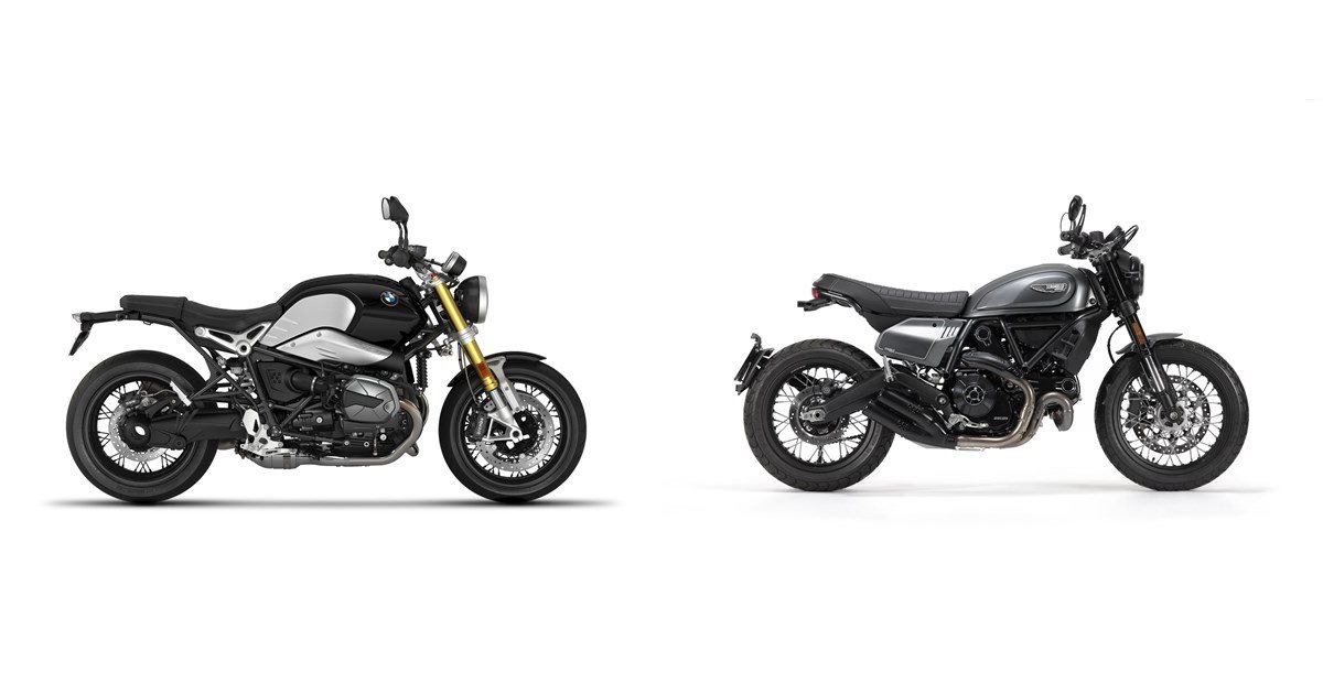 Bmw R Ninet Urban Gs Vs Ducati Scrambler Nightshift Reviewmotors Co