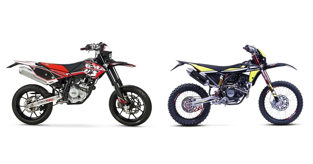 Motorrad Vergleich Beta RR Motard 125 4T 2015 Vs Fantic XEF 125