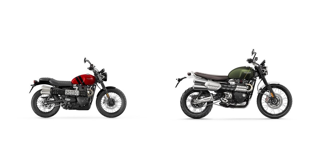 Motorrad Vergleich Triumph Scrambler 900 2023 Vs Triumph Scrambler