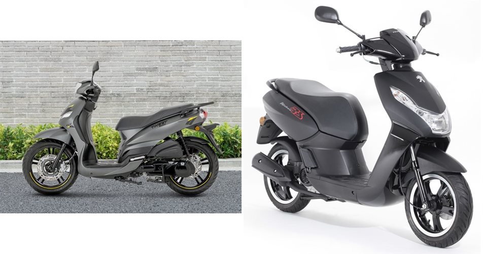 Motorrad Vergleich Peugeot Tweet 125 GT 2022 Vs Peugeot Kisbee 50 RS