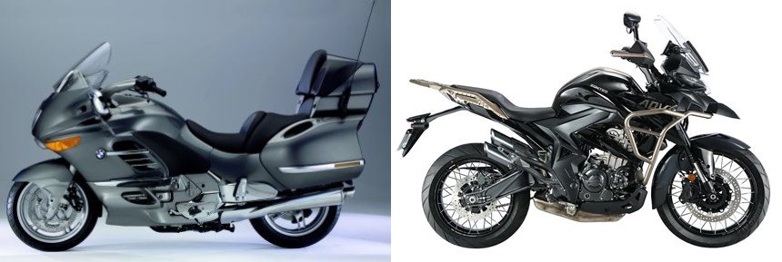 Motorrad Vergleich Bmw K Lt Vs Zontes T