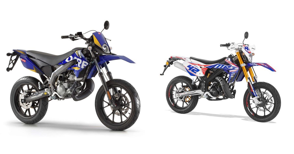 Motorrad Vergleich Derbi Senda Drd X Treme Sm Vs Rieju Mrt