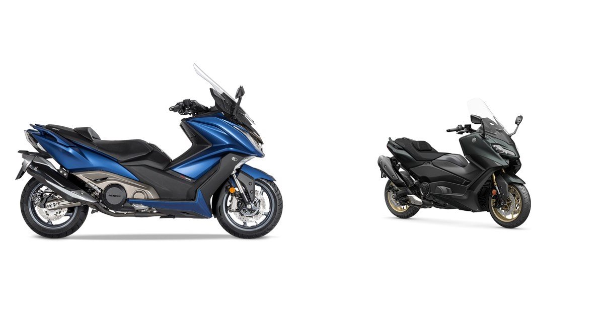 Motorrad Vergleich Kymco Ak I Abs Vs Yamaha Tmax Tech Max