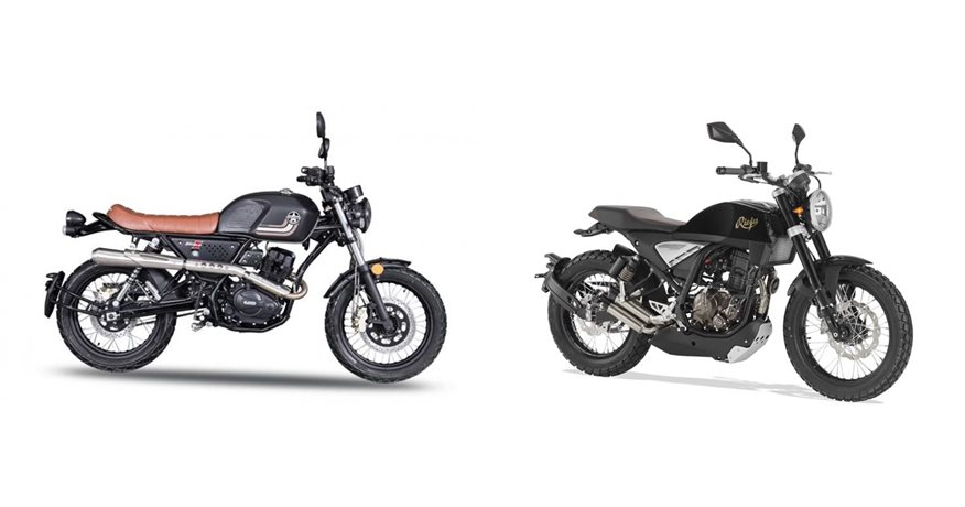 Motorrad Vergleich United Motors UM Scrambler X Naked 125 2022 Vs