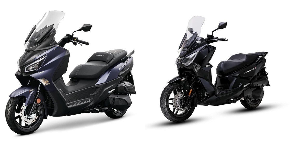 Motorrad Vergleich Sym Joymax Z I Vs Sym Joyride