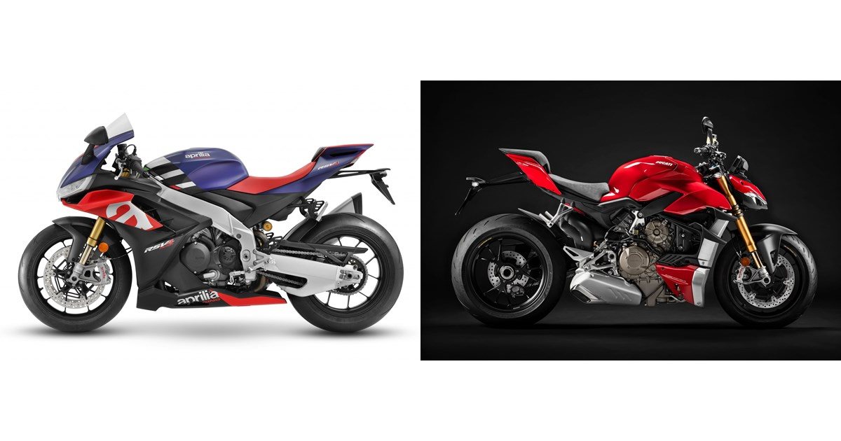 Motorrad Vergleich Aprilia Rsv Factory Vs Ducati