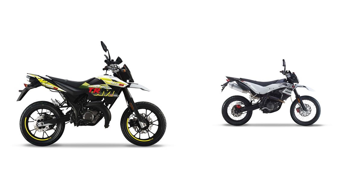 Motorrad Vergleich KSR Moto TR 50 SM 2021 Vs KSR Moto TR 125 X 2021