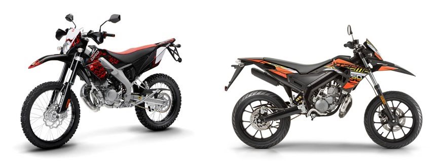 Motorrad Vergleich Derbi Senda DRD Pro 50 R 2010 Vs Derbi Senda DRD X