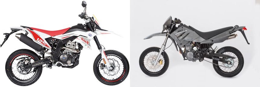 Motorrad Vergleich Fb Mondial Smx I Supermoto Vs Mz Sm