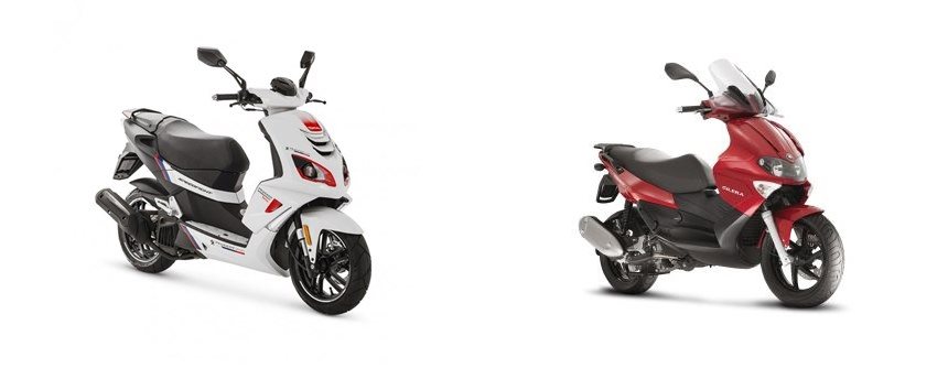 Motorrad Vergleich Peugeot Speedfight 4 R Cup 2019 Vs Gilera RUNNER