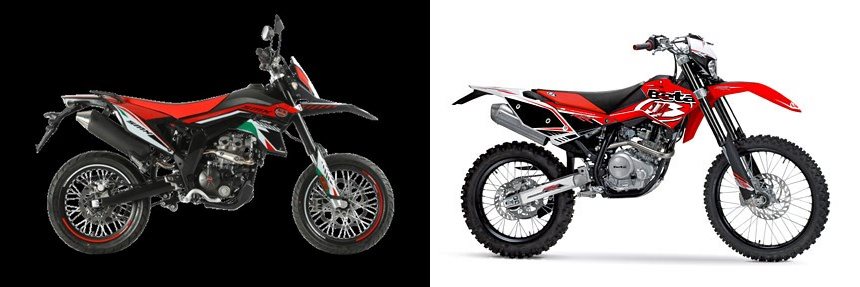 Motorrad Vergleich FB Mondial SMX 125i Supermoto 2021 Vs Beta RR