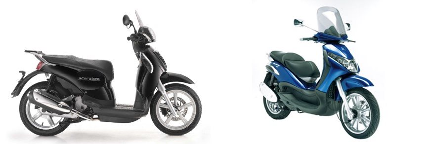 Motorrad Vergleich Aprilia Scarabeo Ie Vs Piaggio Beverly