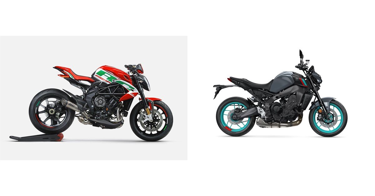 Motorrad Vergleich Mv Agusta Dragster Rc Vs Yamaha Mt