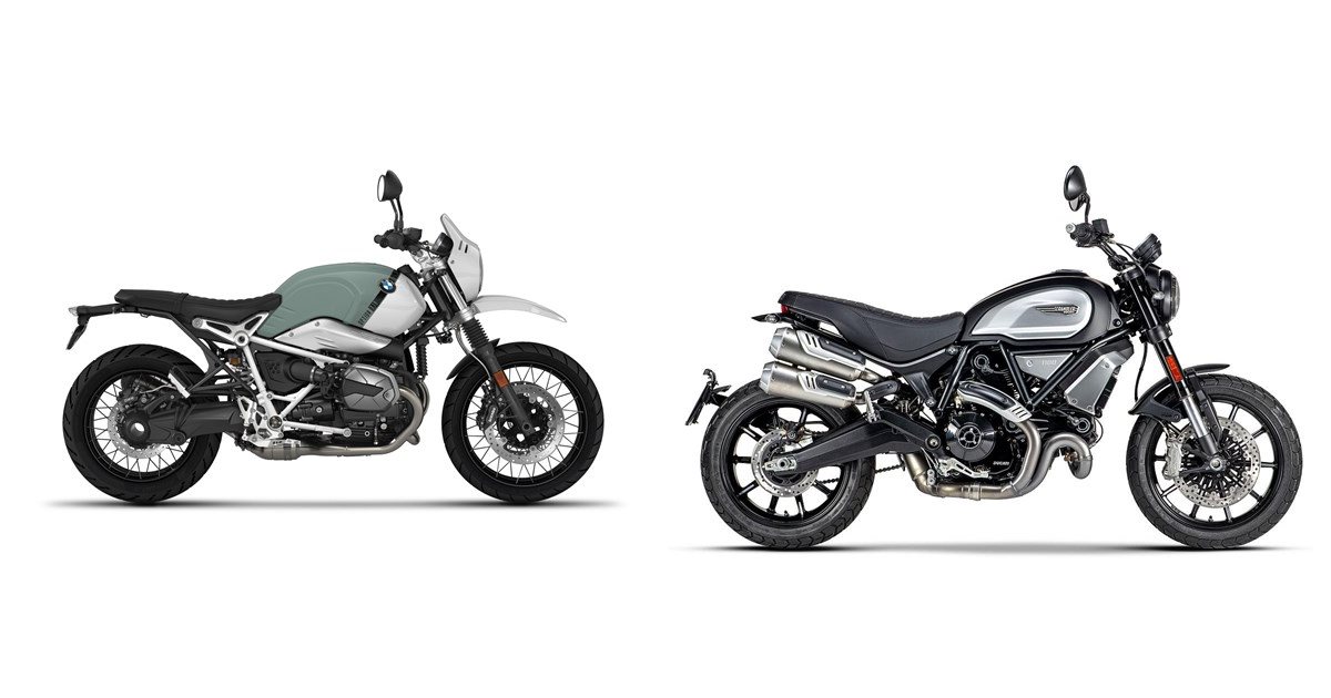 Motorrad Vergleich Bmw R Ninet Urban G S Vs Ducati Scrambler