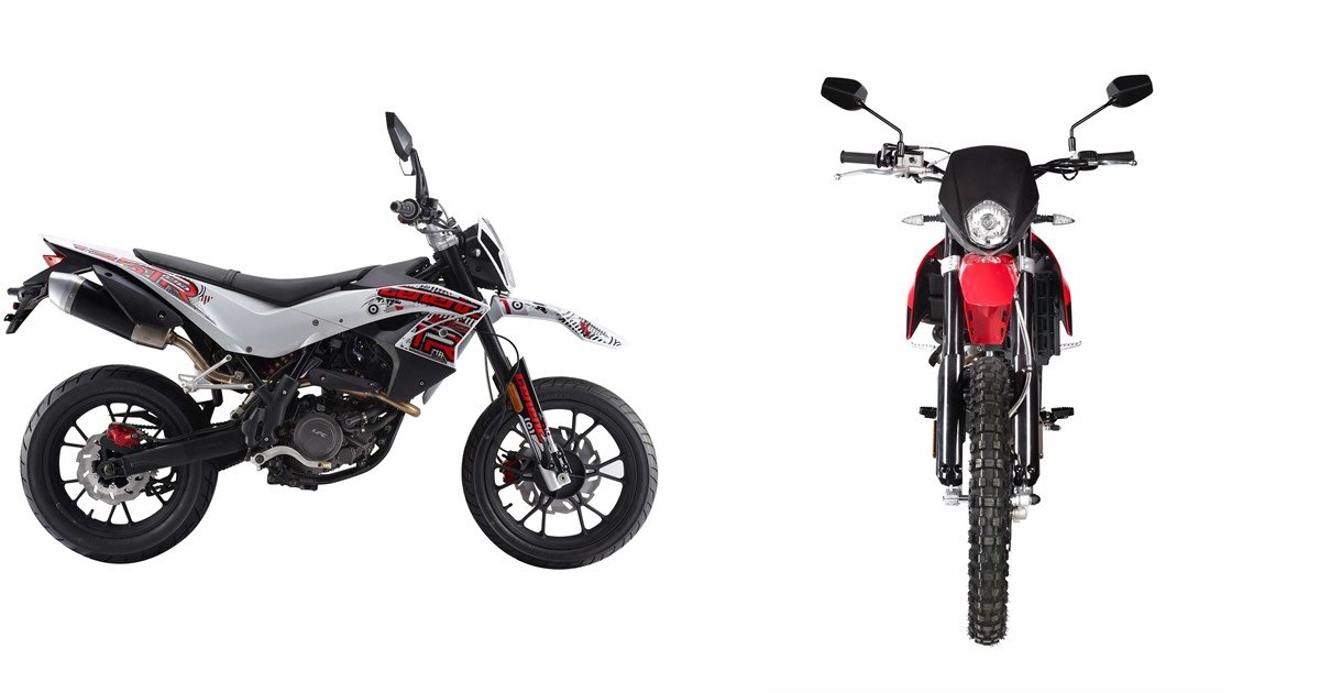 Motorrad Vergleich KSR Moto TR 125 SM 2017 Vs Malaguti XTM 125 Enduro 2020