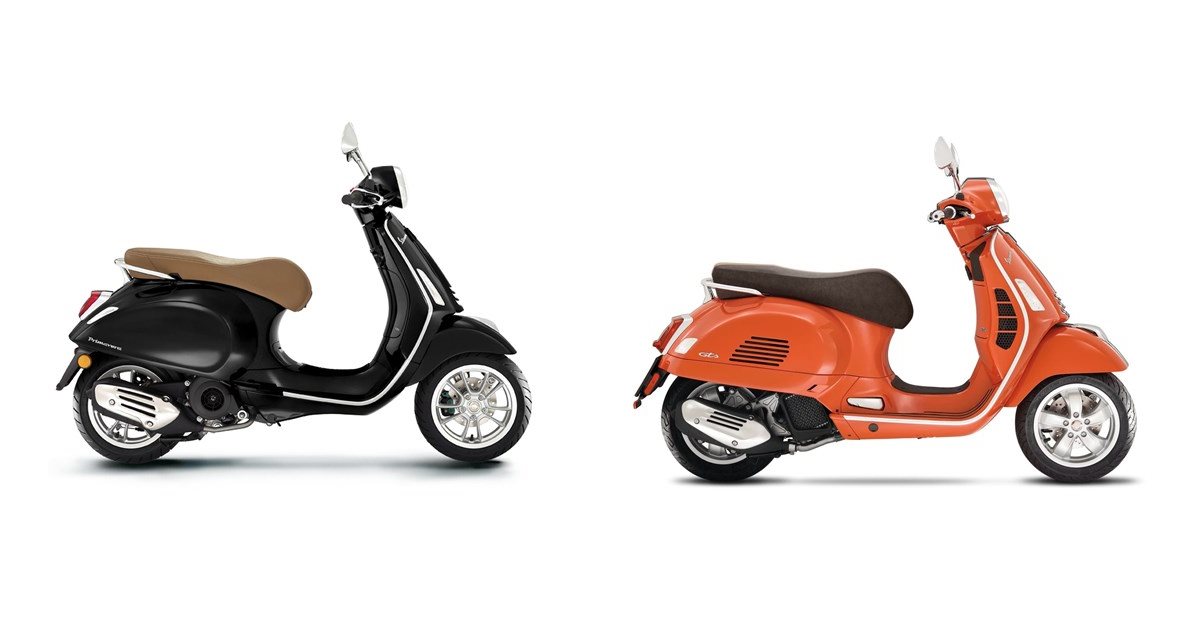 Motorrad Vergleich Vespa Primavera Iget Vs Vespa Gts Iget