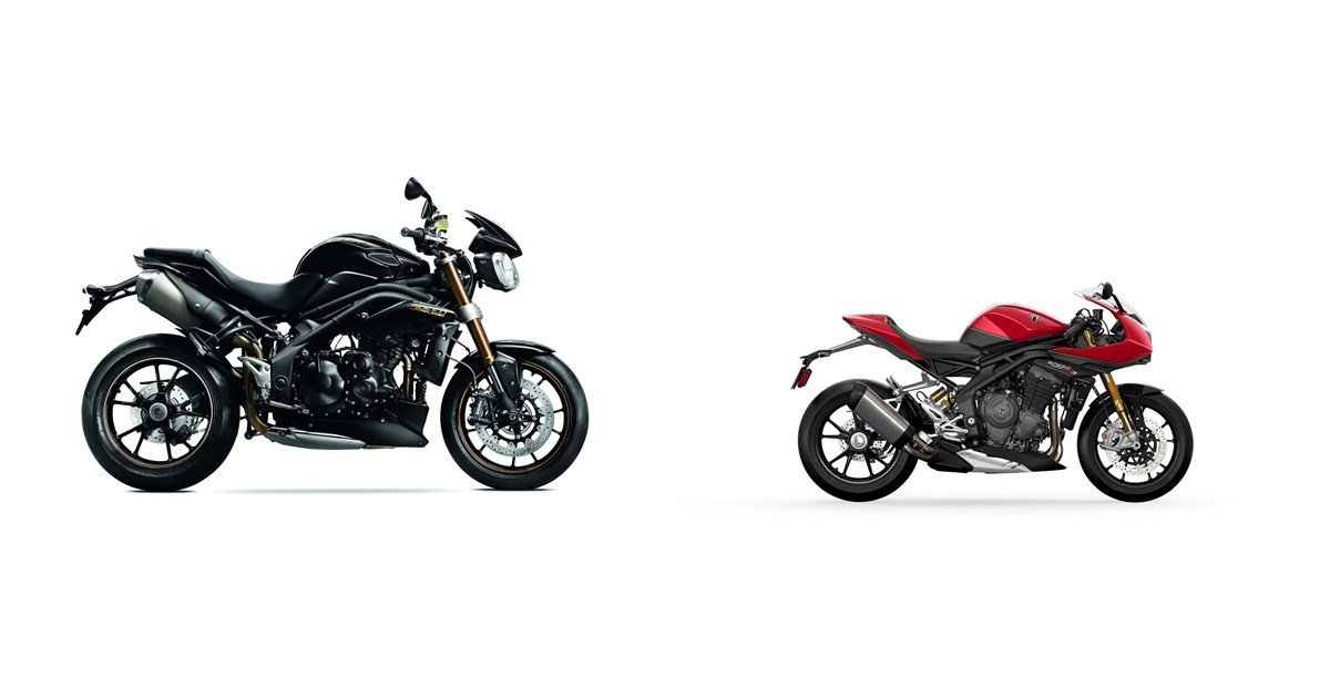 Motorrad Vergleich Triumph Speed Triple Vs Triumph Speed