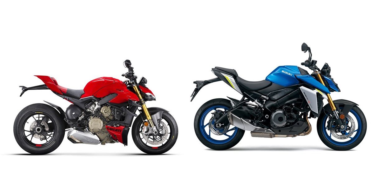 Motorrad Vergleich Ducati Streetfighter V S Vs Suzuki Gsx S