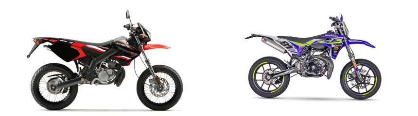 Motorrad Vergleich Derbi Senda Drd X Treme Sm Vs Sherco