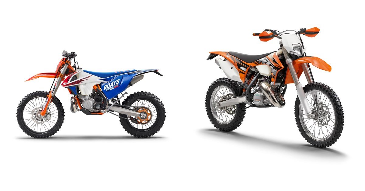 Motorrad Vergleich Ktm Exc Tpi Sixdays Vs Ktm Exc