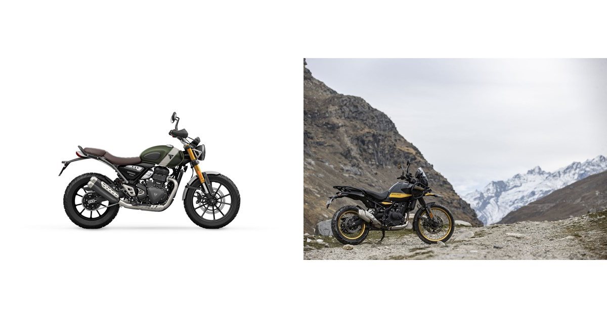 Triumph Scrambler 400 X 2024 Vs Royal Enfield Himalayan 2024