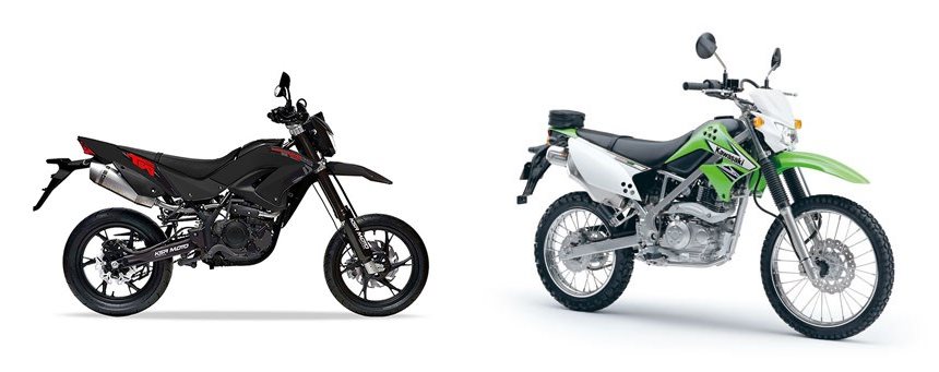 Motorrad Vergleich KSR Moto TW 125 SM 2021 Vs Kawasaki KLX 125 2011