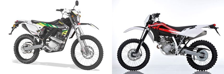 Motorrad Vergleich Rieju Mrt Freejump Cross Vs Husqvarna Te