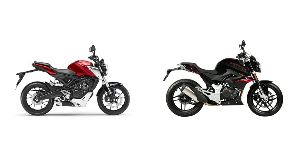 Motorrad Vergleich Honda CB R vs Zündapp ZXN Naked