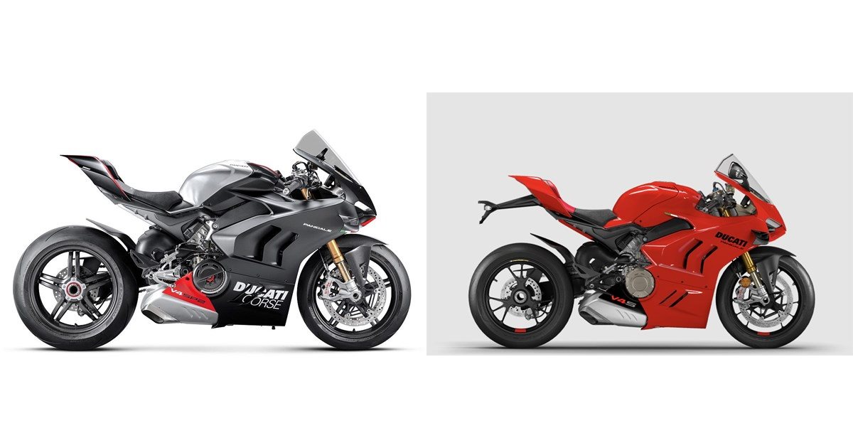 Motorrad Vergleich Ducati Panigale V4 SP2 2023 Vs Ducati Panigale V4 S