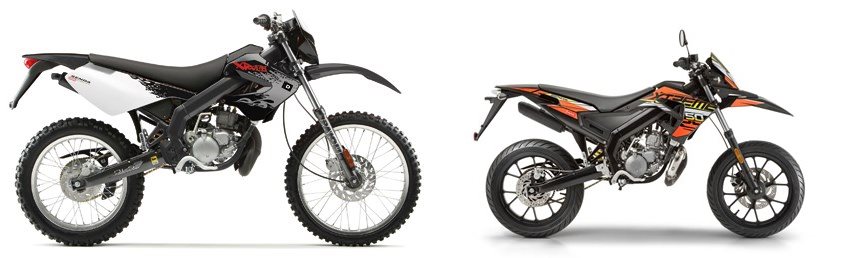 Motorrad Vergleich Derbi Senda X Race 50 R 2011 Vs Derbi Senda DRD X