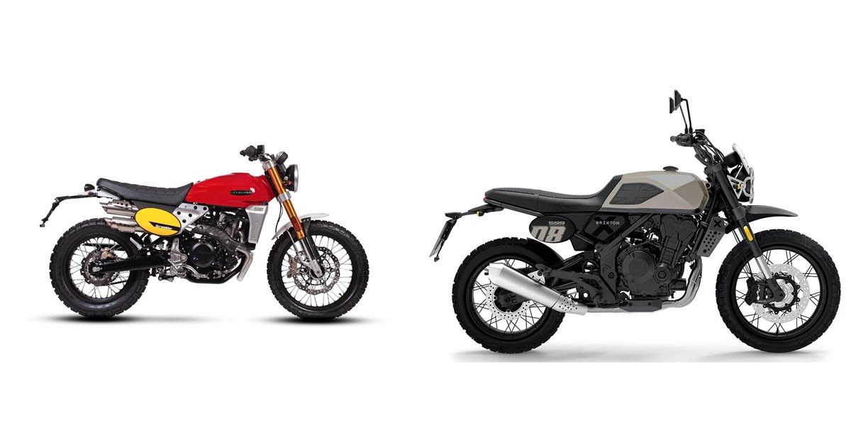 Motorrad Vergleich Fantic Caballero Scrambler Vs Brixton